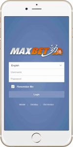 Maxbet mobile guide step 1