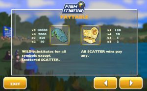 Maxbet mobile casino slot game fish mania paytable 3