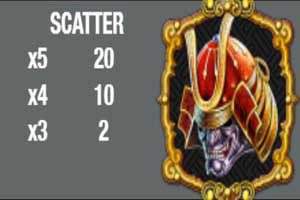 MAXBET bushido code scatter symbol