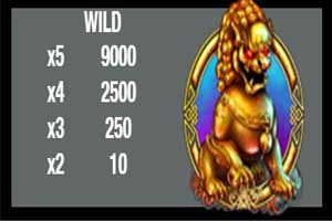 MAXBET guardian lion wild symbol