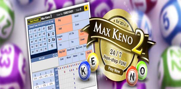 maxbet max keno feature